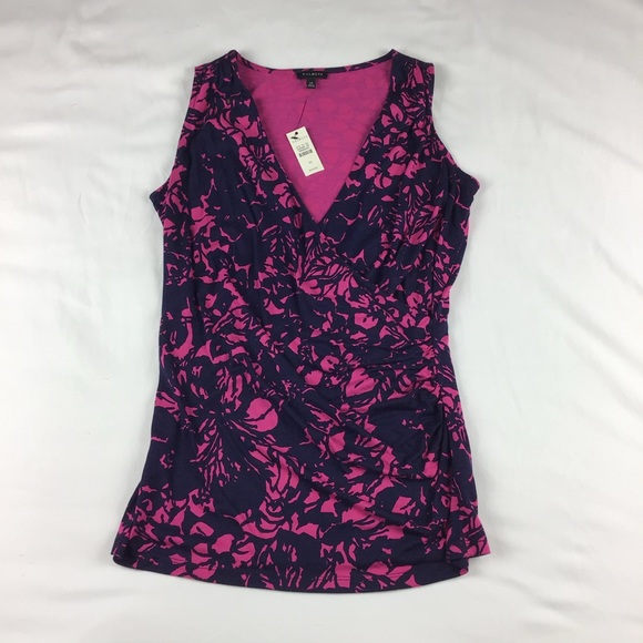 Talbots Tops - Talbots Women’s Sleeveless Top Size XS Blue Pink